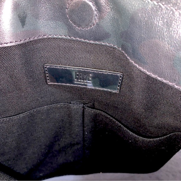 Frye Charlie Simple Tote Navy Camo Leather MSRP $398 -OCEAN CAMO- - Picture 14 of 16